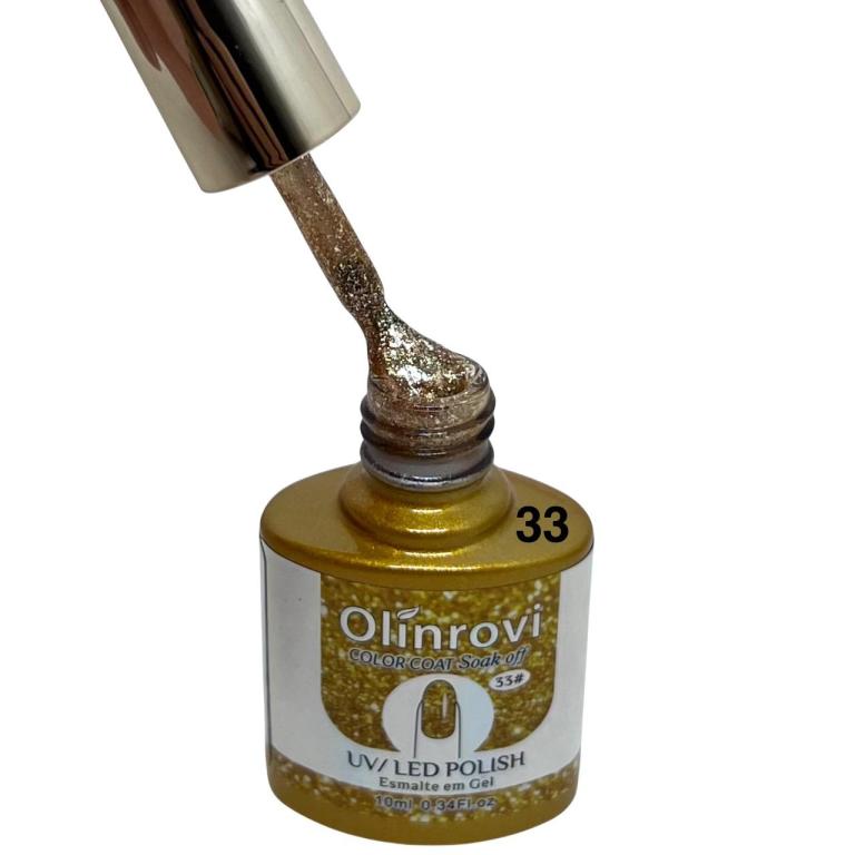 Esmalte Em Gel Olinrovi BY-001 10ml Cor:33