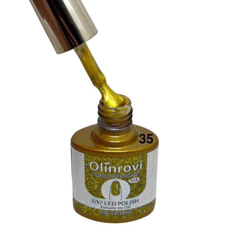 Esmalte Em Gel Olinrovi BY-001 10ml Cor:35