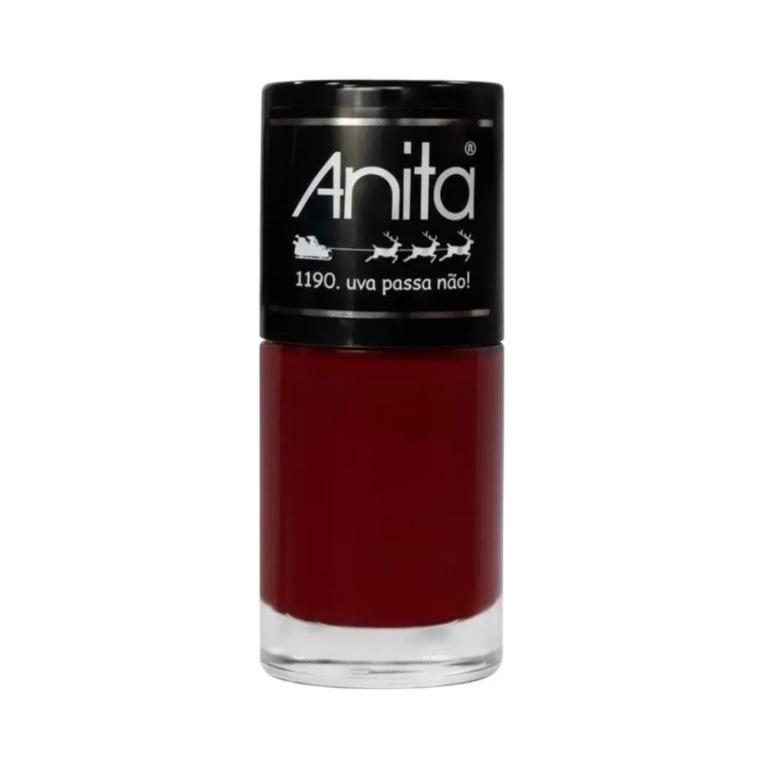 Esmalte Anita Coleção Tempo de Celebrar Cor:1-Uva Passa Não