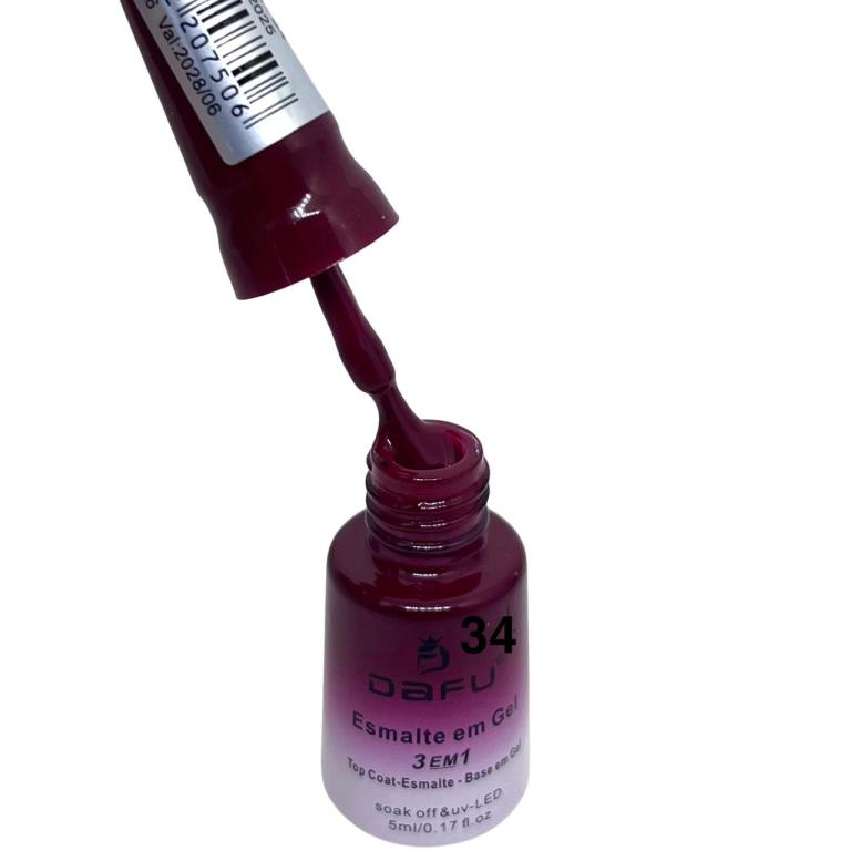 Esmalte Em Gel Dafu DF-ONE76 5ml Cor:34