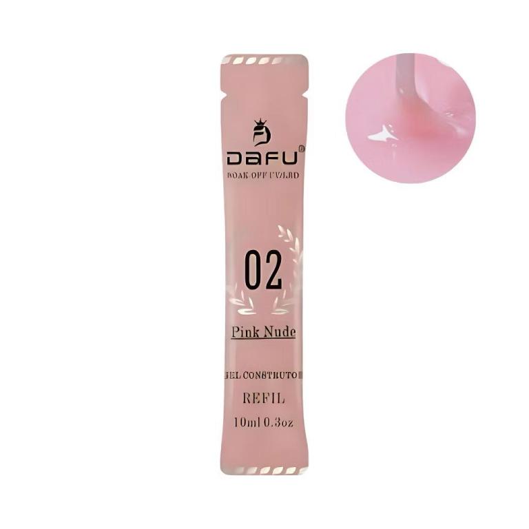 Dafu Gel Construtor Sachê 15ml Cor:02 PINK NUDE