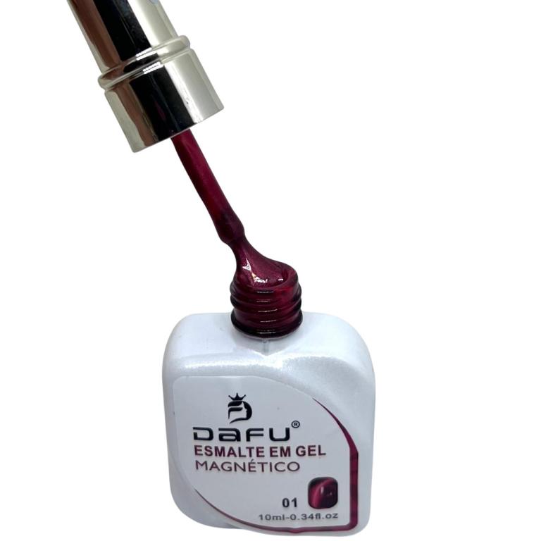 Esmalte Em Gel Dafu Magnético DF-01ESMG-9 10ml Cor:01