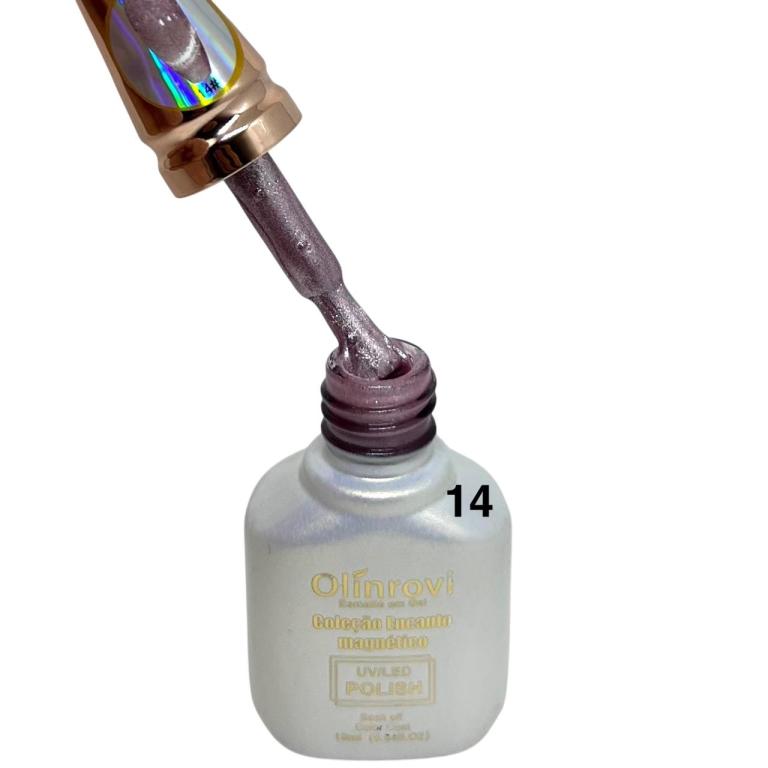 Esmalte Em Gel Magnético Olinrovi 10ml ORJY-008 Cor:14