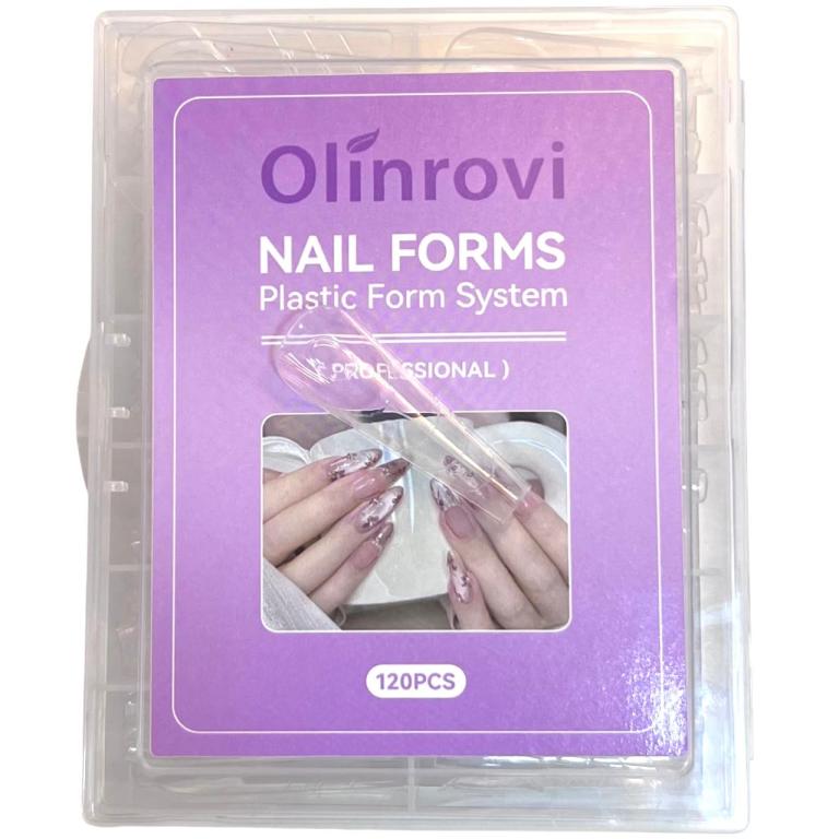 Tips Molde Transparente F1 C/120 - Olinrovi Modelo:1- Mandorla Bico