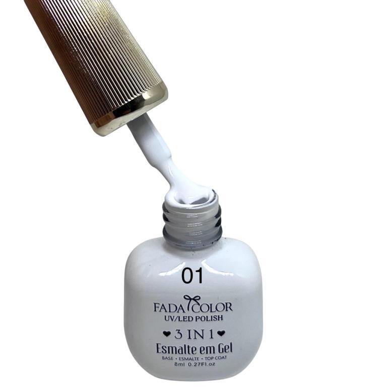 Esmalte Em Gel Fada Color JZJY-170 8ml Cor:01