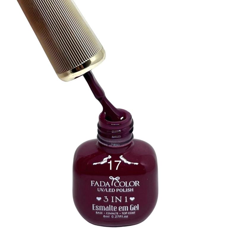 Esmalte Em Gel Fada Color JZJY-170 8ml Cor:17