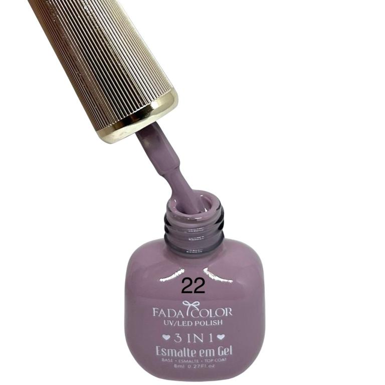Esmalte Em Gel Fada Color JZJY-170 8ml Cor:22