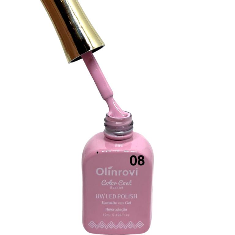 Esmalte Em Gel Olinrovi 12ml ORJY-005 Cor:08
