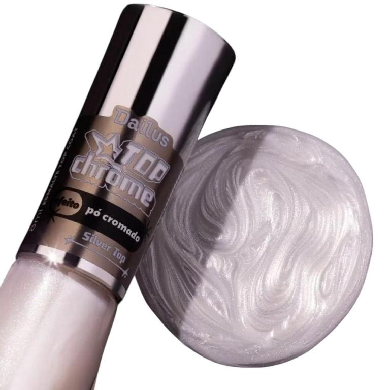 Dailus Esmalte Top Coat Cor:Silver Top