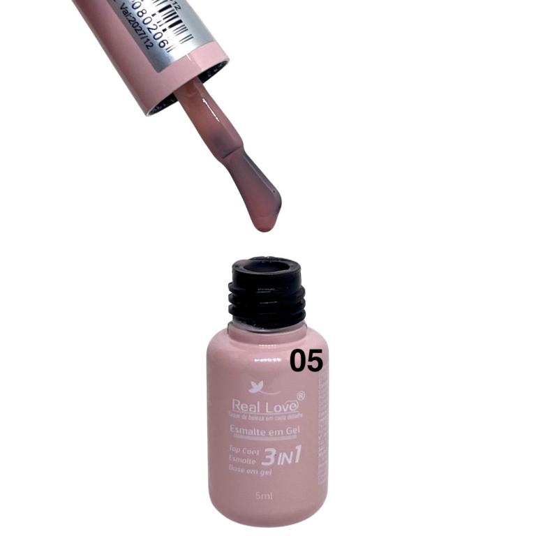 Esmalte Em Gel Real Love 3 In 1 Gel-97 Cor:05