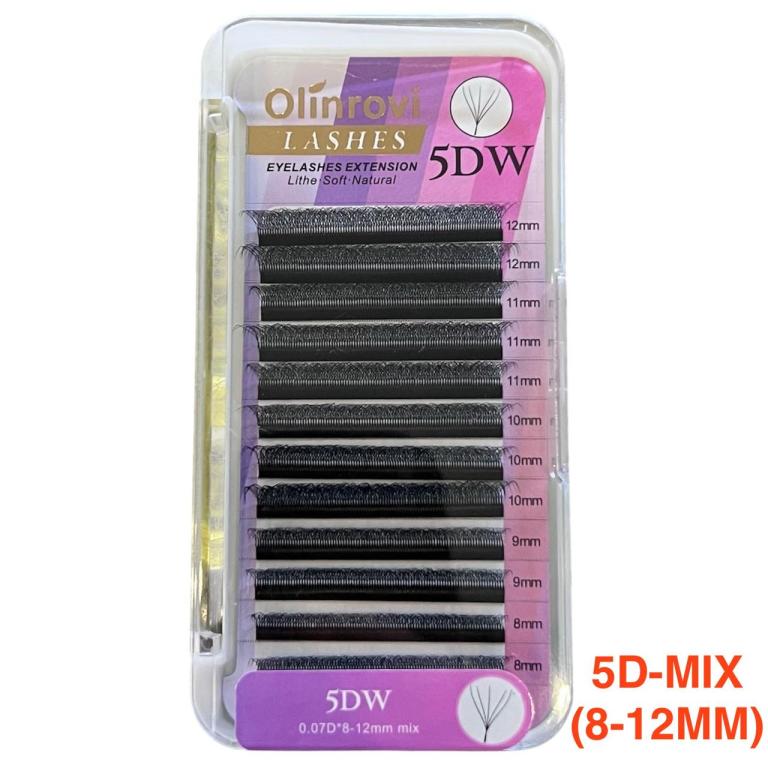 Cílios Olinrovi 5D 0.07d Tamanho Único Tamanho:0.07D (Mix 08-12)