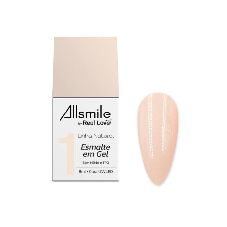 Esmalte em Gel Real Love by Allsmile 10ml Cor:01