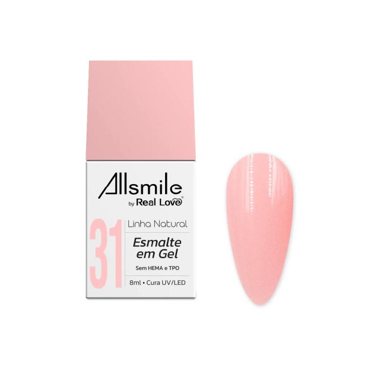 Esmalte em Gel Real Love by Allsmile 10ml Cor:31