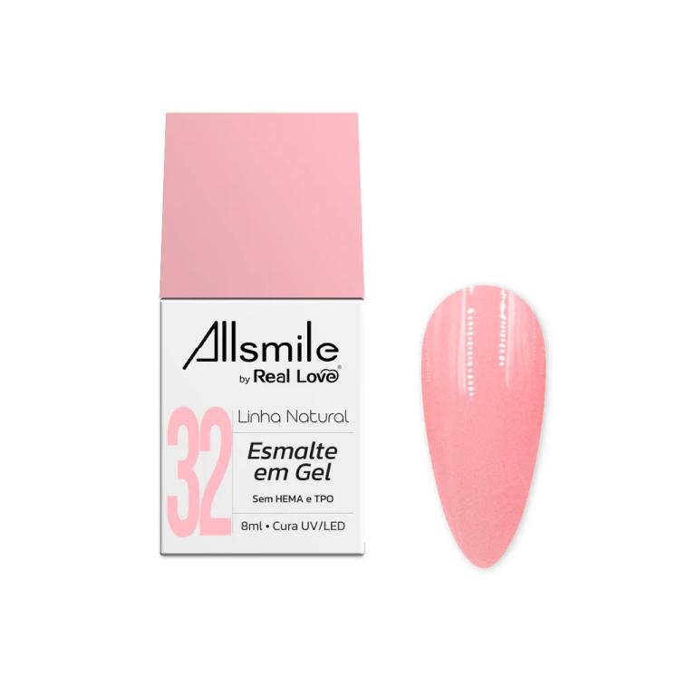 Esmalte em Gel Real Love by Allsmile 10ml Cor:32