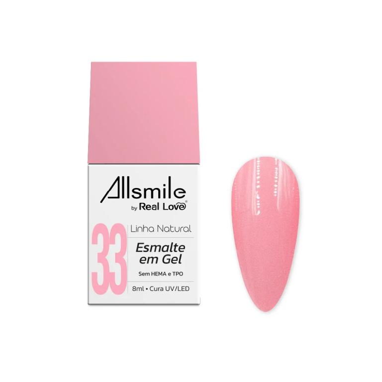 Esmalte em Gel Real Love by Allsmile 10ml Cor:33