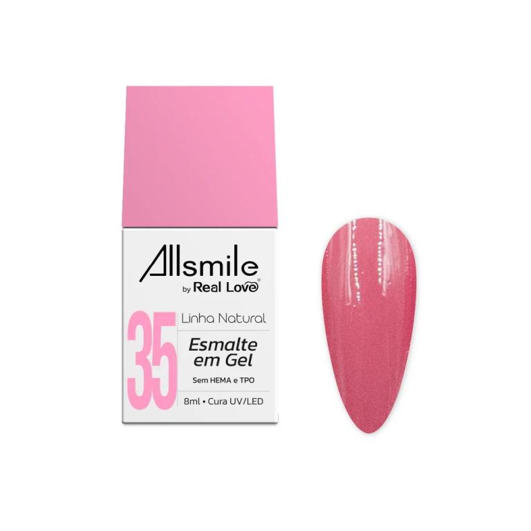 Esmalte em Gel Real Love by Allsmile 10ml Cor:35