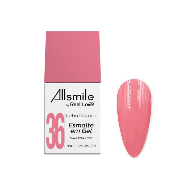 Esmalte em Gel Real Love by Allsmile 10ml Cor:36
