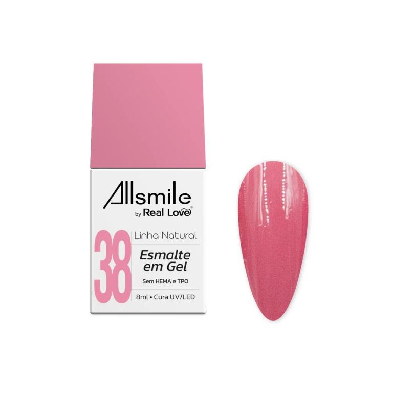 Esmalte em Gel Real Love by Allsmile 10ml Cor:38