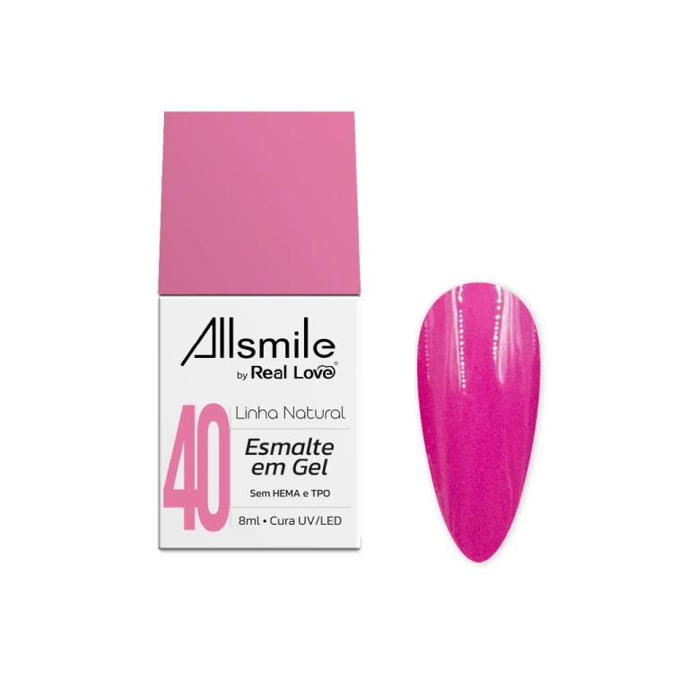 Esmalte em Gel Real Love by Allsmile 10ml Cor:40