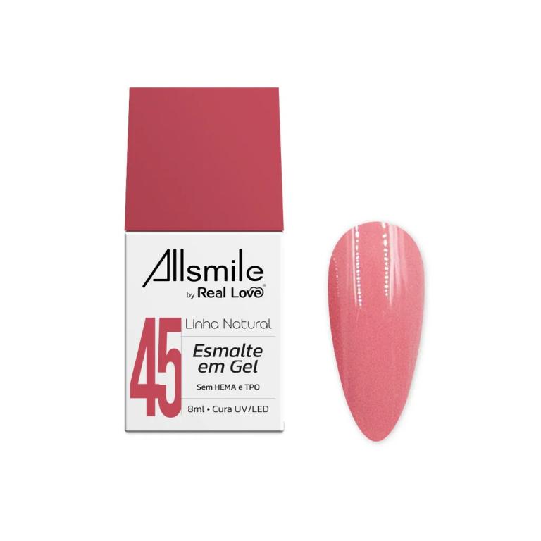 Esmalte em Gel Real Love by Allsmile 10ml Cor:45