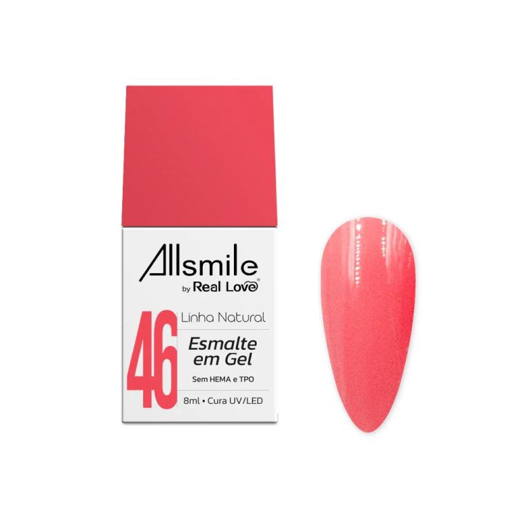Esmalte em Gel Real Love by Allsmile 10ml Cor:46
