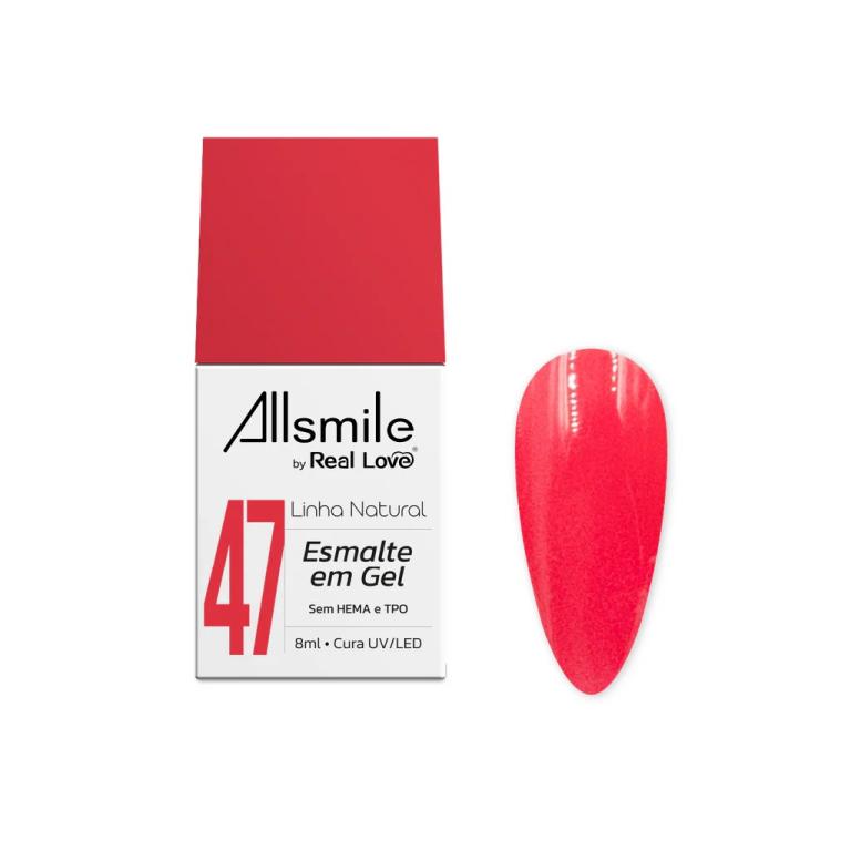 Esmalte em Gel Real Love by Allsmile 10ml Cor:47