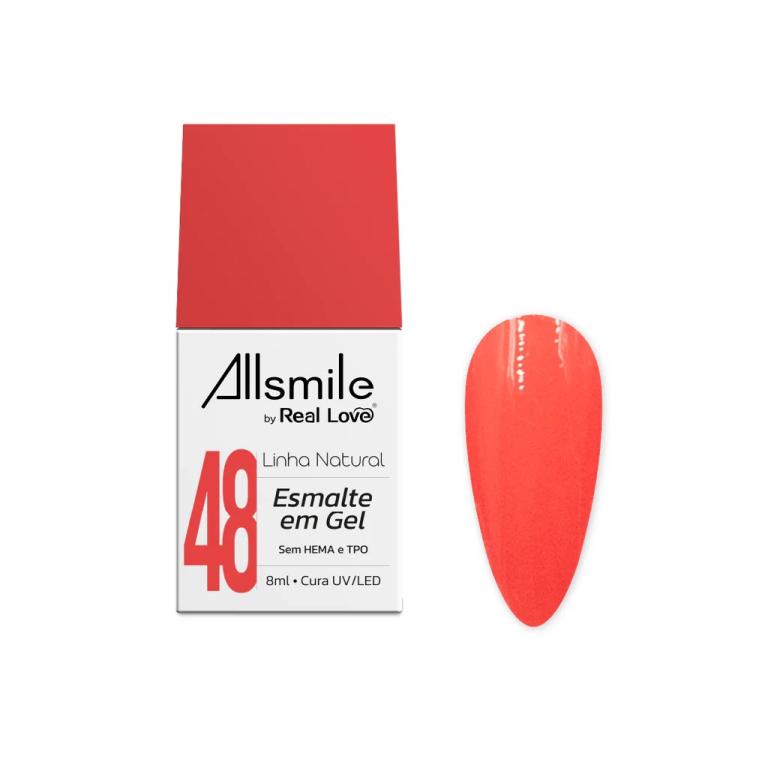 Esmalte em Gel Real Love by Allsmile 10ml Cor:48