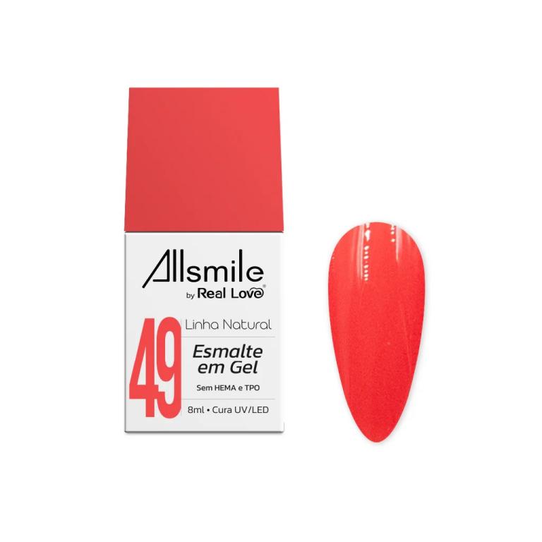 Esmalte em Gel Real Love by Allsmile 10ml Cor:49