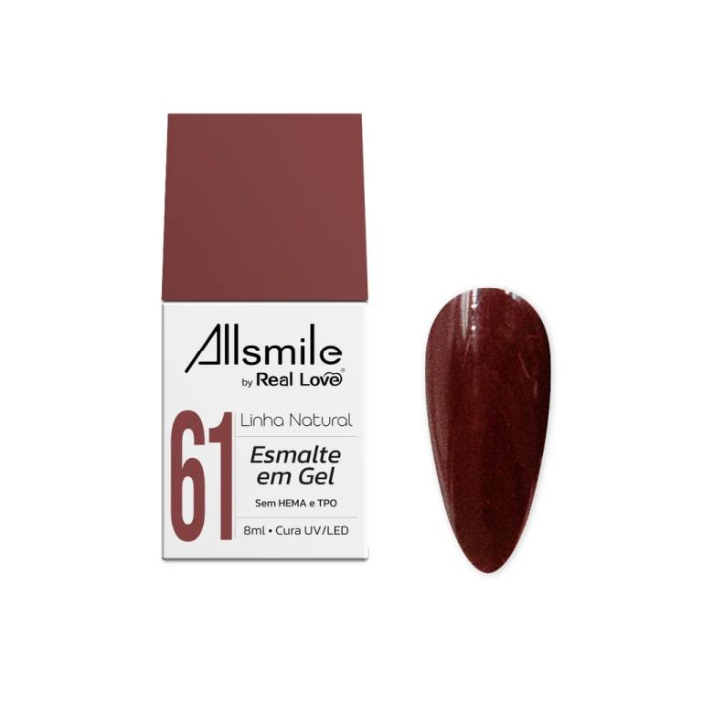 Esmalte em Gel Real Love by Allsmile 10ml Cor:61