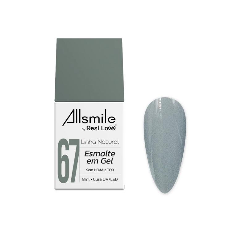 Esmalte em Gel Real Love by Allsmile 10ml Cor:67