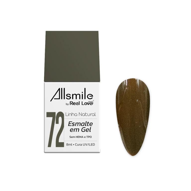 Esmalte em Gel Real Love by Allsmile 10ml Cor:72