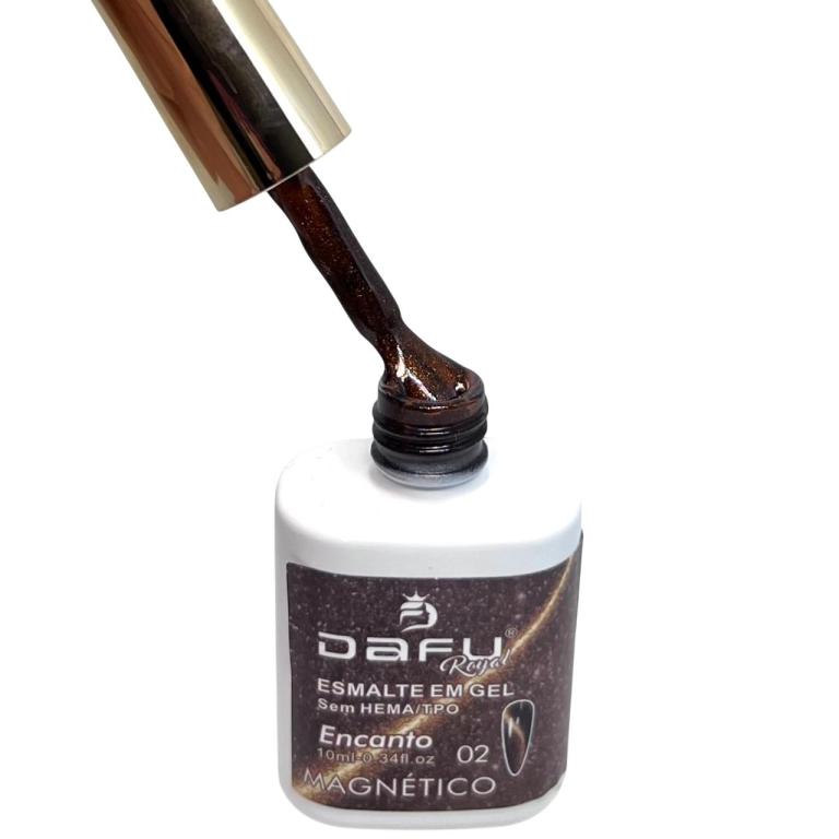 Esmalte Em Gel Dafu Magnético Encanto MGRY0609 10ml Cor:02