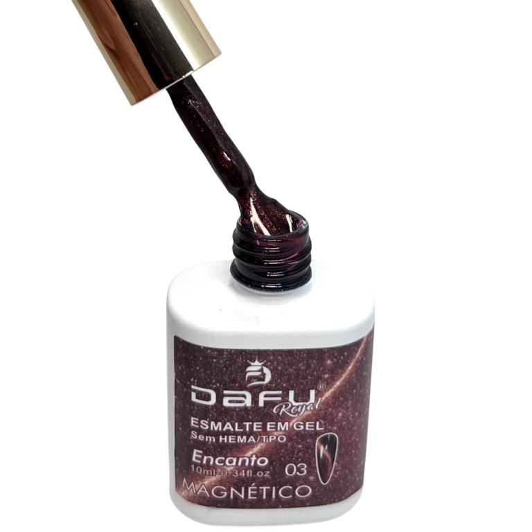 Esmalte Em Gel Dafu Magnético Encanto MGRY0609 10ml Cor:03