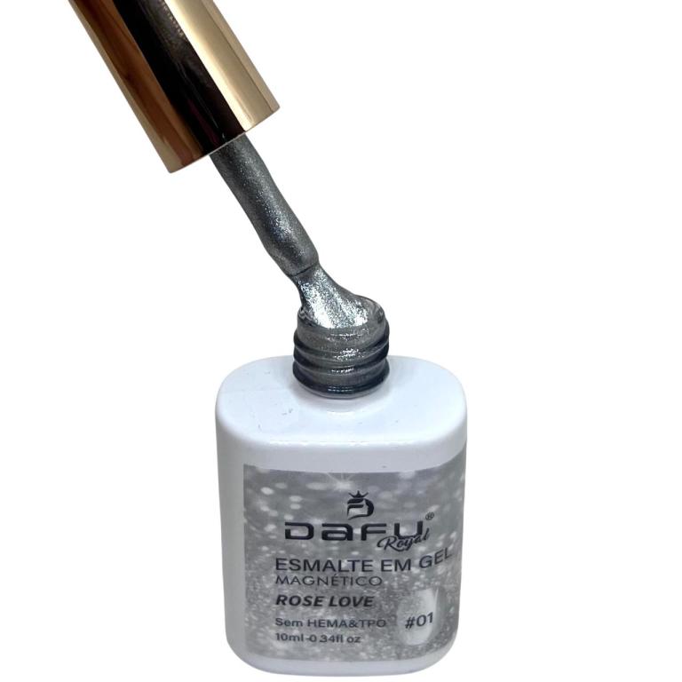Esmalte Em Gel Dafu Magnético Encanto MGRY1201 10ml Cor:01