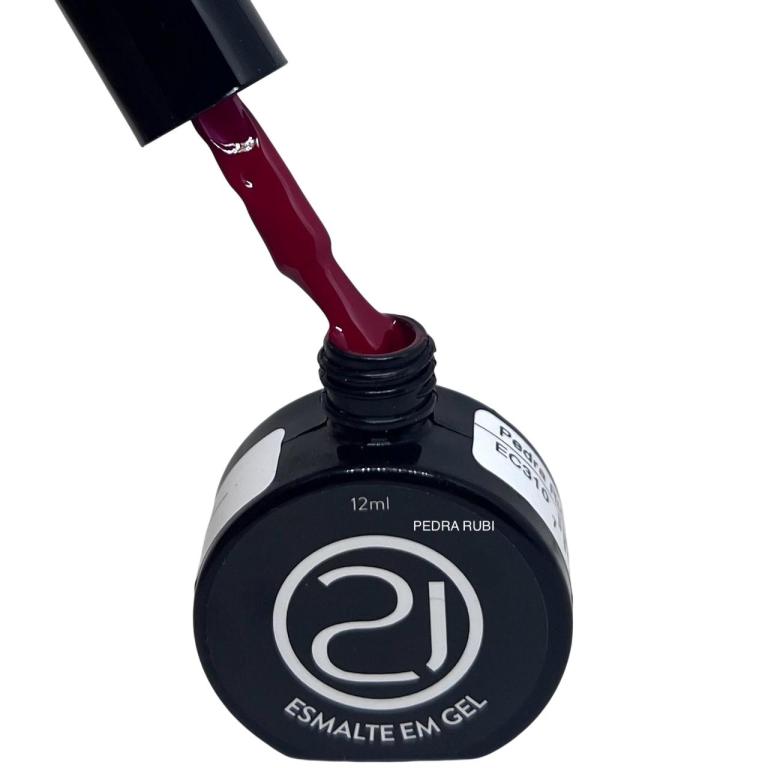 Nails 21 Esmalte Em Gel Cor:310 - Pedra Rubi