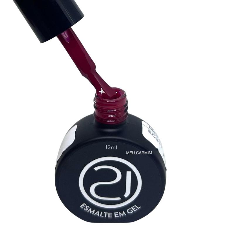 Nails 21 Esmalte Em Gel Cor:311 - Meu Carmim