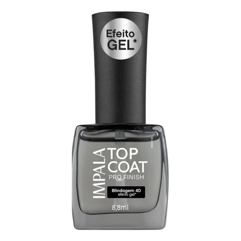 Esmalte Impala Top Coat Pro Finish Cor:1 - Blindagem 4D