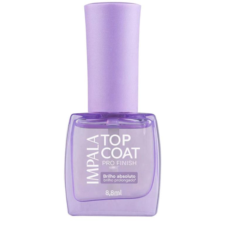 Esmalte Impala Top Coat Pro Finish Cor:2 - Brilho Absoluto
