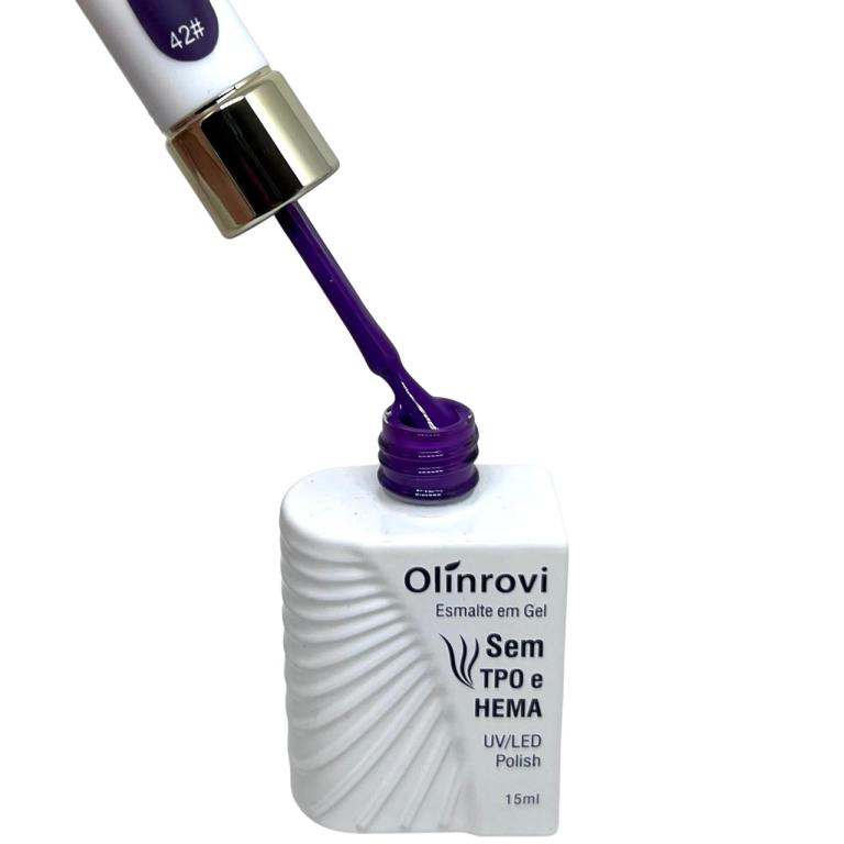 Esmalte Em Gel Olinrovi 15ml ORJY-010 Cor:42
