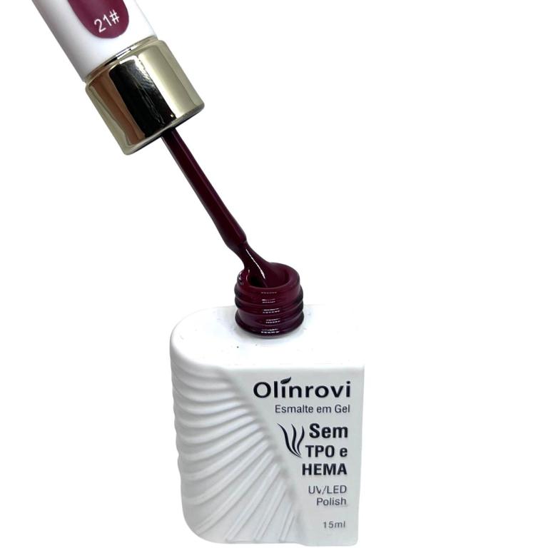 Esmalte Em Gel Olinrovi 15ml ORJY-010 Cor:21