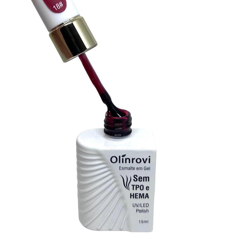 Esmalte Em Gel Olinrovi 15ml ORJY-010 Cor:18