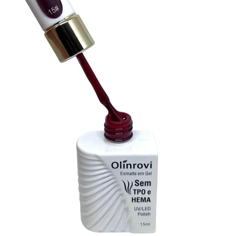 Esmalte Em Gel Olinrovi 15ml ORJY-010 Cor:15