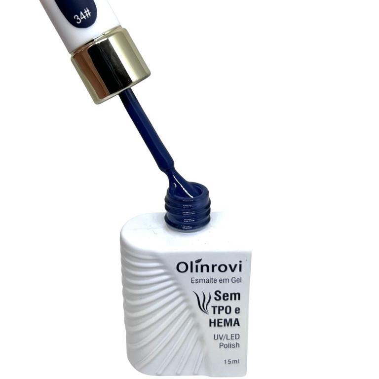 Esmalte Em Gel Olinrovi 15ml ORJY-010 Cor:34