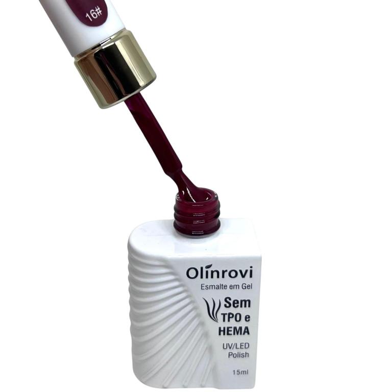 Esmalte Em Gel Olinrovi 15ml ORJY-010 Cor:16