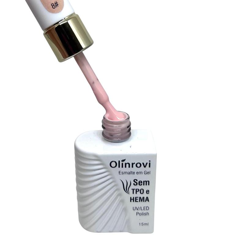 Esmalte Em Gel Olinrovi 15ml ORJY-010 Cor:08