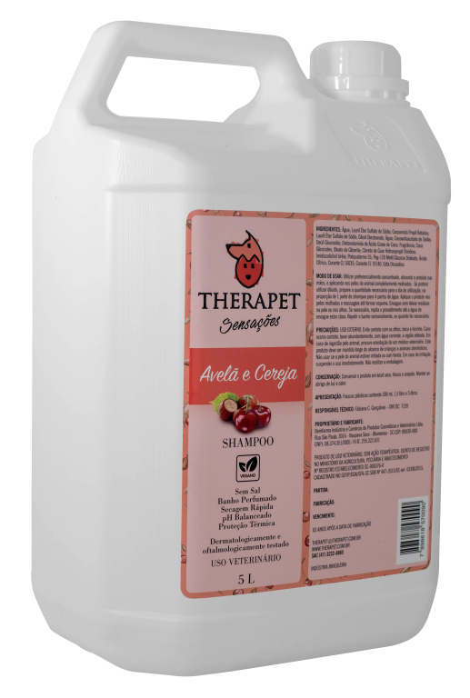 THERAPET - SHAMPOO SENSAÇÕES CEREJA E AVELA 5L