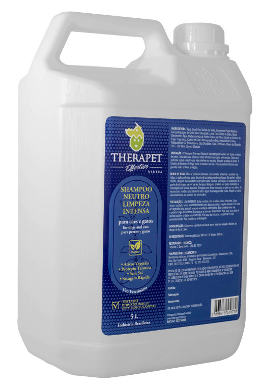 THERAPET - SHAMPOO NEUTRO LIMPEZA INTENSA 5L