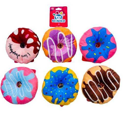 NINHO PET - PELUCIA ROSQUINHA 10CM