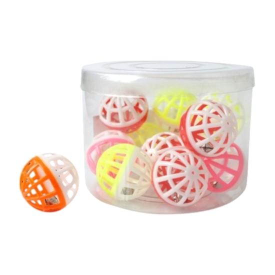 NAPI - POTE BOLA COM GUIZO 4CM (12 PECAS)