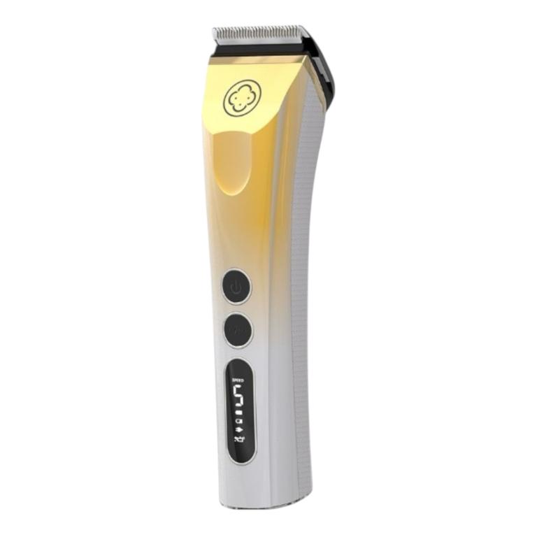 MAQUINA DE TOSA 986F AMARELA/BRANCA 5 VEL. FORPETS